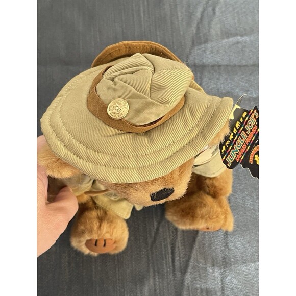 1998 Jungle Joe Talking Plush Teddy Bear Jungle Joe's Safari Friends 9" Works - Picture 3 of 7